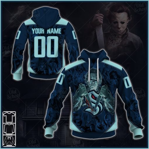 Personalize NHL Seattle Kraken x Michael Myers Halloween 2020 Style