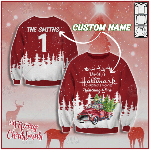 Personalize Hallmark Christmas Movies Watching Shirt Style 2020