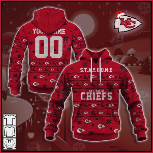 Personalize NFL Kansas City Chiefs Ugly Christmas Sweater Style 2020