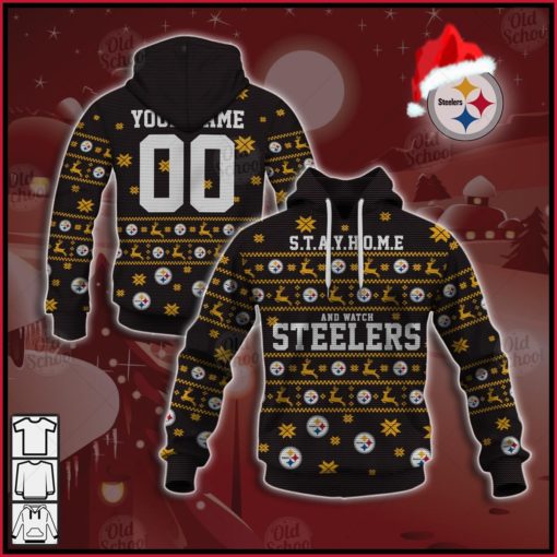 Personalize NFL Pittsburgh Steelers Ugly Christmas Sweater Style 2020