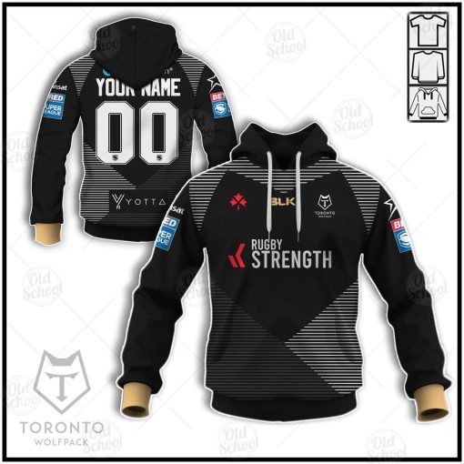 Personalize Super League Toronto Wolfpack 2020 Away Jersey