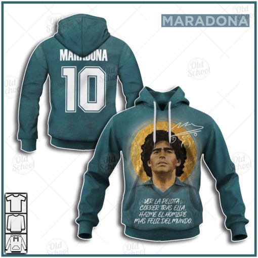 Diego Maradona – Leyenda- La camiseta gracias por los recuerdos