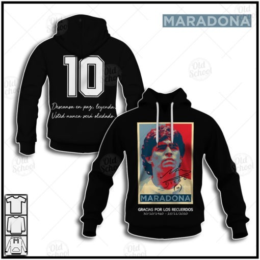 Diego Maradona 1960-2020 – Leyenda- La camiseta gracias por los recuerdos