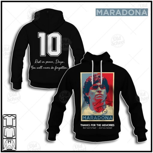 Diego Maradona 1960-2020 – The Legend – Thanks for the memories Shirt