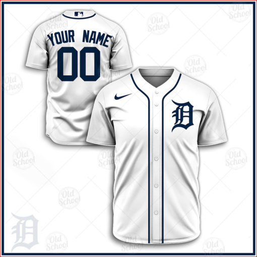 Personalize MLB Detroit Tigers Home Jersey 2020 – White