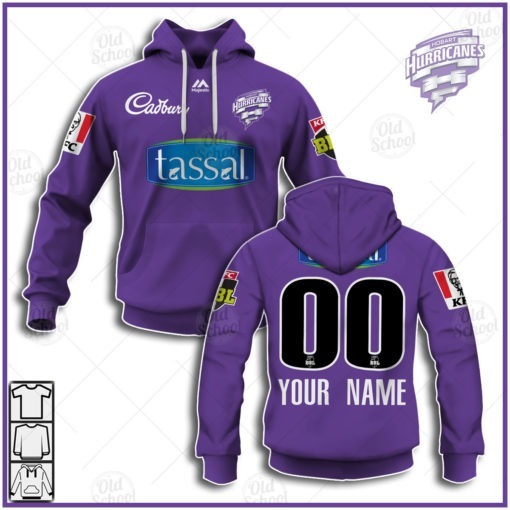 Personalised Hobart Hurricanes 2020/21 Men’s BBL Replica Jersey