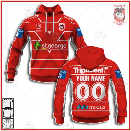 Personalise NRL St. George Illawarra Dragons 2021 Alternate Jersey