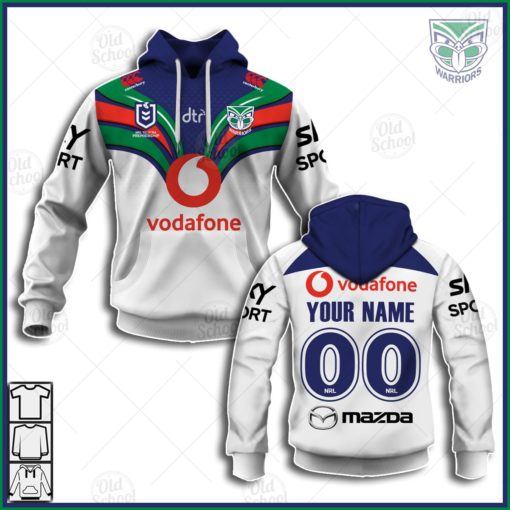 Personalise NRL New Zealand Warriors 2021 Away Jersey