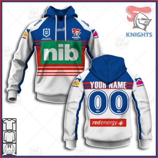 Personalise NRL Newcastle Knights 2021 Away Jersey