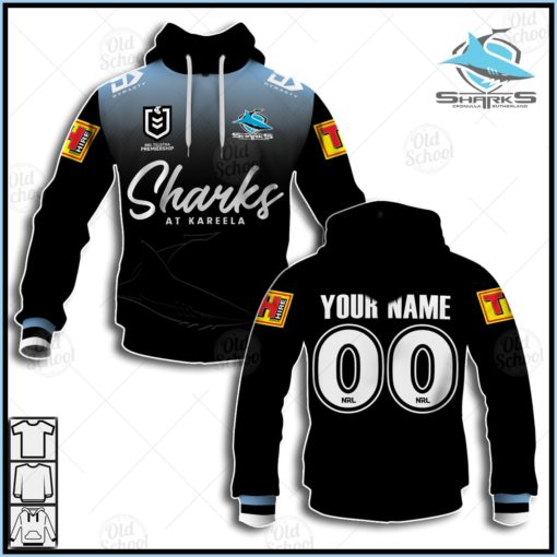 Personalise NRL Cronulla-Sutherland Sharks 2021 Away Jersey