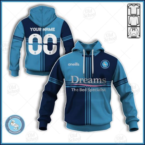 Personalise EFL Championship Wycombe Wanderers 2020/21 Home Jersey