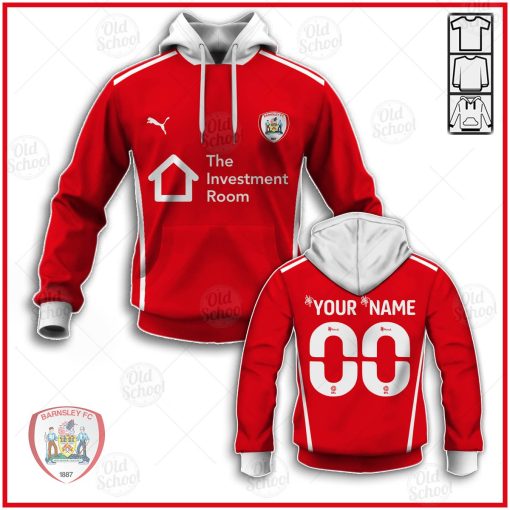 Personalise EFL Championship Barnsley F.C. 2020/21 Home Jersey