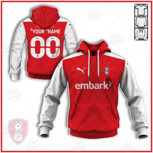 Personalise EFL Championship Rotherham United F.C. 2020/21 Home Jersey