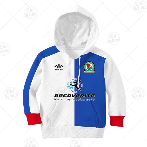 Personalise EFL Championship Blackburn Rovers F.C. 2020/21 Home Jersey for Kids