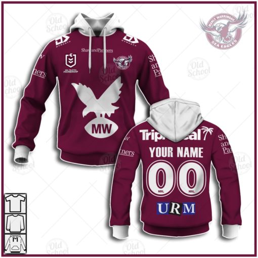 Personalise NRL Manly Warringah Sea Eagles 2021 Heritage Jersey