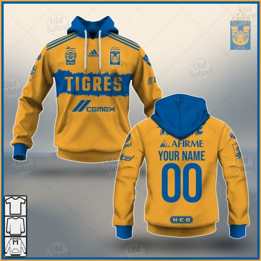 Personalise Liga MX Tigres UANL 2020/21 Home Kit