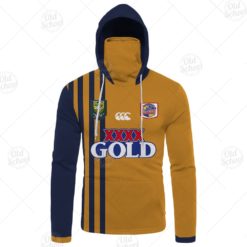 Personalised South Queensland Crushers 1995 Retro Rugby League Mask Hoodie