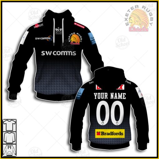 Personalised Premiership Rugby Exeter Chiefs 2021 Home Jersey