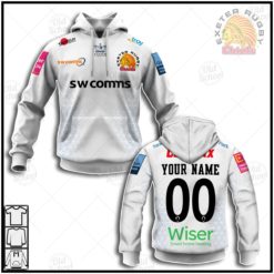 Personalised Exeter Chiefs Premiership Rugby 2021 Away Jersey