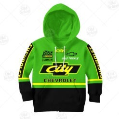 Days Of Thunder Cole Trickle 46 City Chevrolet Hoodie Kid Front