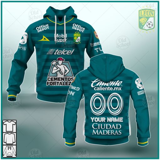 Personalise Liga MX Club Leon 2020/21 Home Kit