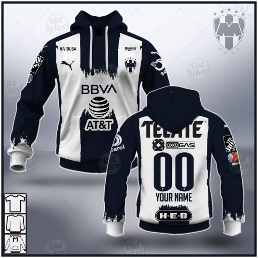 Personalise Liga MX Rayados Monterrey 2020/21 Home Kit