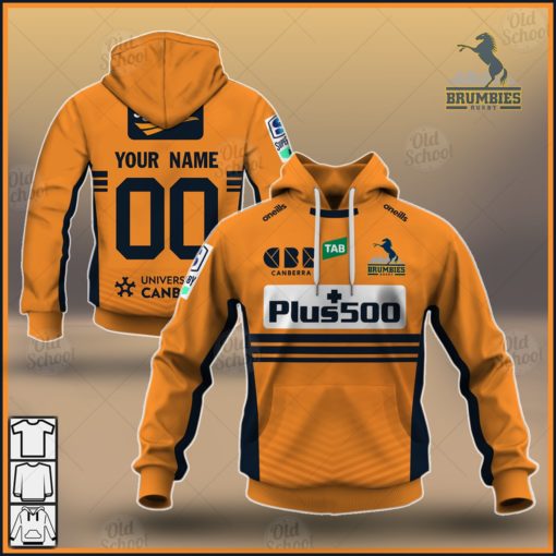 Personalised Super Rugby 2021 ACT BRUMBIES Away Jersey