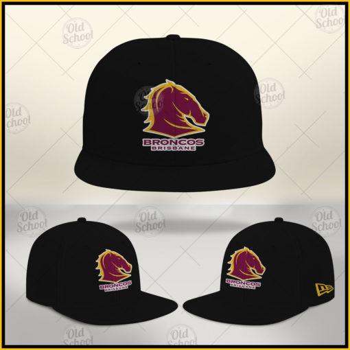 NRL Brisbane Broncos Black Cap Black Snapback Hot sale 2021