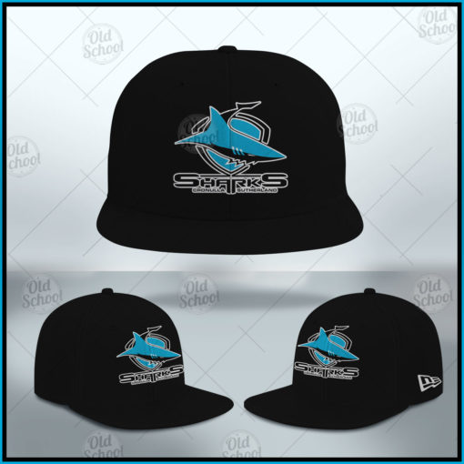 NRL Cronulla-Sutherland Sharks Black Cap Black Snapback Hot sale 2021