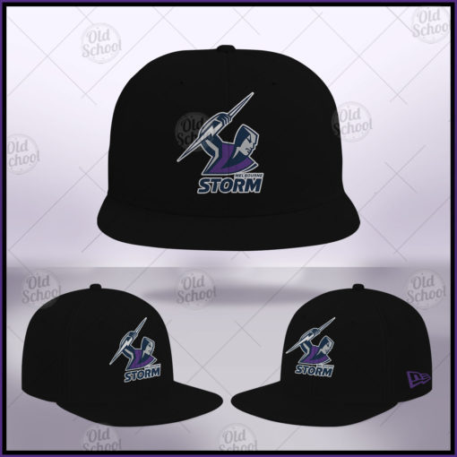 NRL Melbourne Storm Black Cap Black Snapback Hot sale 2021