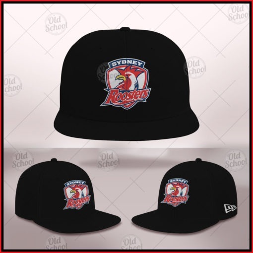 NRL Sydney Roosters Black Cap Black Snapback Hot sale 2021