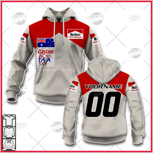 Personalise ATCC V8 Supercars Peter Brock 70s 80s Retro Vintage Racing Suit Hoodie Style