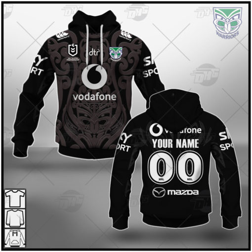 Custom Made New Zealand Warriors Vapodri On Field Indigenous Jersey 2021