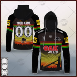 Custom Made NRL Penrith Panthers On Field Indigenous Jersey 2021