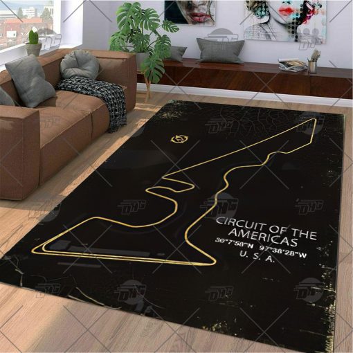 Formula One F1 Racing RUG Circuit of the Americas Map Best Racing Decoration
