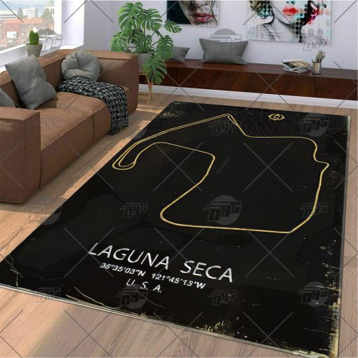 Formula One F1 Racing RUG Laguna Seca USA Circuit Map Best Racing Decoration