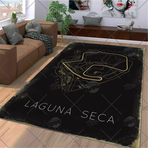 Formula One F1 Racing RUG Laguna Seca Circuit Map Best Racing Decoration