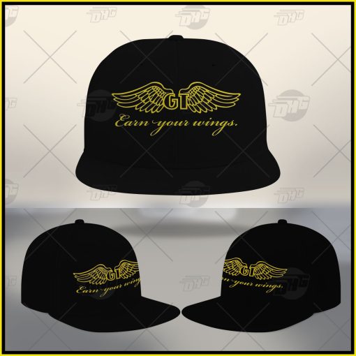 BMX GT USA Facatory Racing Team Vintage Black Yellow Snapback Hat Trucker Cap