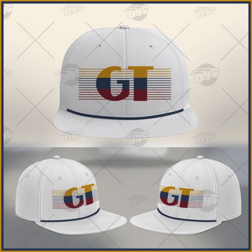 BMX GT USA Factory Racing Team Vintage White Snapback Hat Trucker Cap