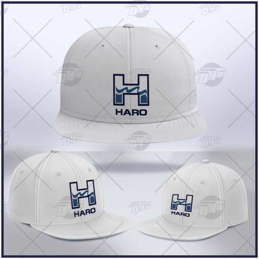 Haro Racing BMX Old School Classic Vintage White Snapback Hat Trucker Cap