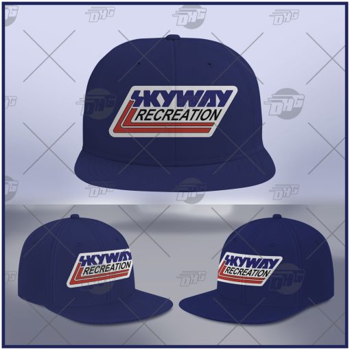 Skyway Recreation BMX Racing Classic Vintage Snapback Hat Trucker Cap