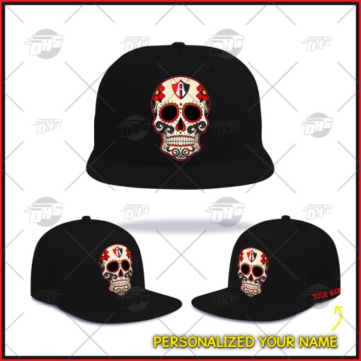 Personalized Sugar Skull Day Of The Dead Atlas F.C. Cap Hat Snapback Best Gift