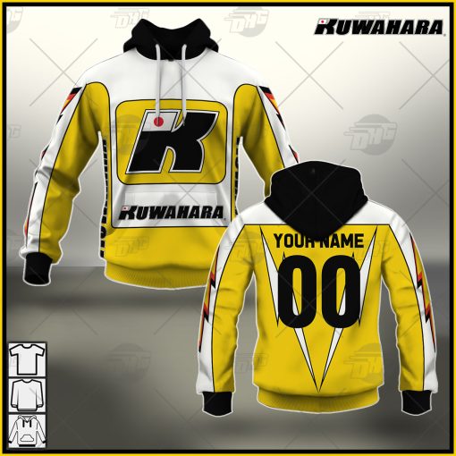 Personalize Kuwahara BMX Classic Vintage Retro Yellow Jersey