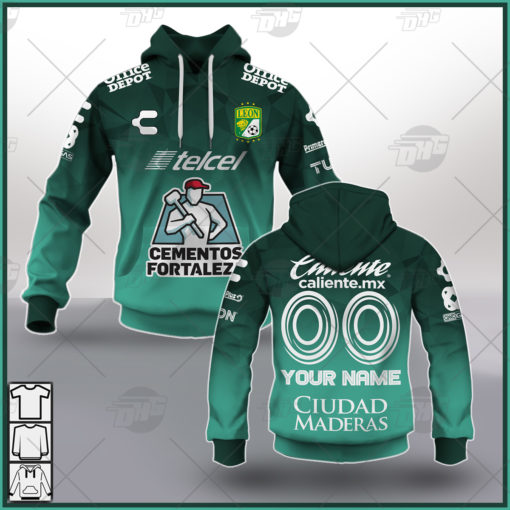 Personalize Liga MX Club León 2021/22 Home Jersey