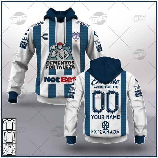 Personalize Liga MX C.F. Pachuca 2021/22 Home Jersey