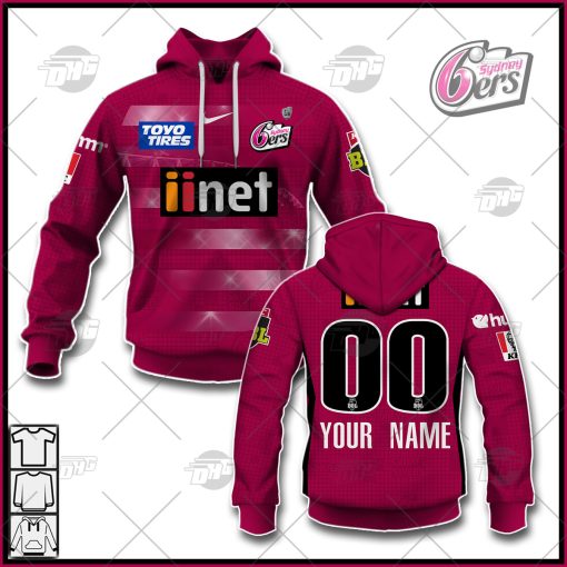 Customised BBL Sydney Sixers Men’s 2021/22 Jersey