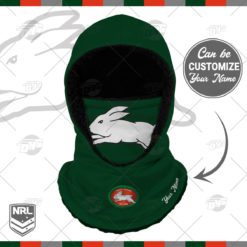 Personalized NRL South Sydney Rabbitohs Hooded Gaiter Scarf Hooded Gaiter NRL