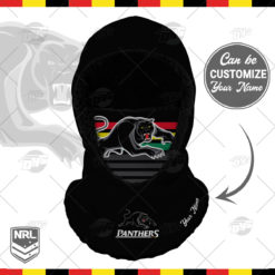 Personalized NRL Penrith Panthers Hooded Gaiter Scarf Hooded Gaiter NRL