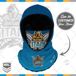 Personalized NRL Gold Coast Titans Hooded Gaiter Scarf Hooded Gaiter NRL
