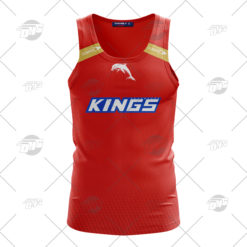 Personalise NRL Dolphins 2022 Training Red Tank Top